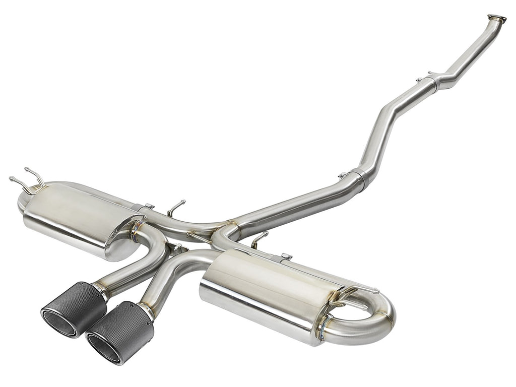 aFe POWER Takeda 3" to 2.5" 304 Stainless Steel Cat Back Exhaust 2017+ Honda Civic Si (Coupe)