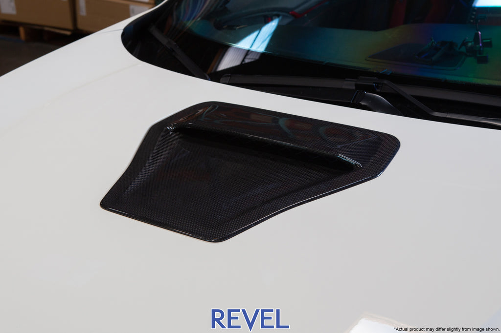 Revel GT Dry Carbon Hood Scoop Cover 2017+ Civic Type-R