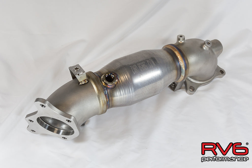 RV6™ High Temp Catted Downpipe 2017+ Honda Civic Type R