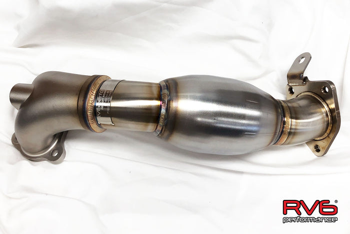 RV6™ Catted Downpipe for 2016+ Civic 2.0L NA
